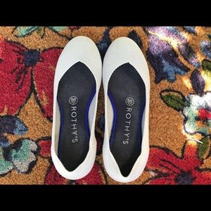 Rothy’s size 6 flat Retired Color Stone Birdseye